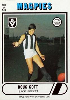 1976 Scanlens VFL #108 Doug Gott Front